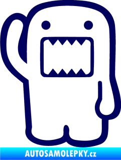 Samolepka Domo 001 levá hello tmavě modrá