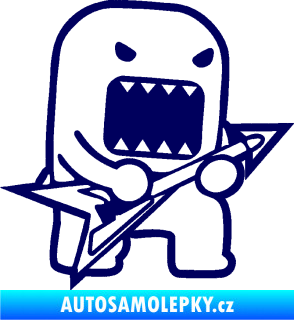 Samolepka Domo 002 pravá rocker tmavě modrá
