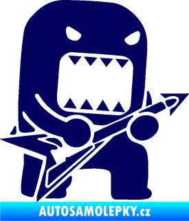 Samolepka Domo 003 pravá rocker tmavě modrá