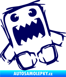 Samolepka Domo 009 levá crazy tmavě modrá