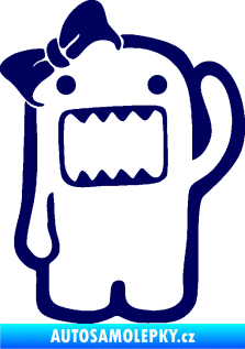 Samolepka Domo 011 levá girl tmavě modrá