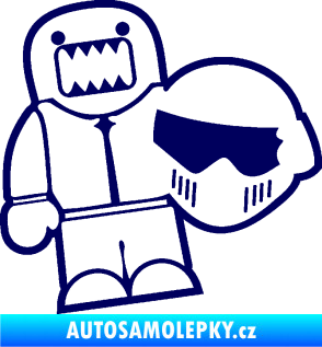 Samolepka Domo 015 levá  Stig tmavě modrá