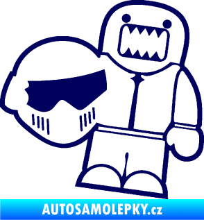 Samolepka Domo 015 pravá  Stig tmavě modrá