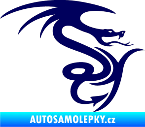 Samolepka Dragon 006 pravá tmavě modrá