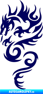Samolepka Dragon 010 levá tmavě modrá