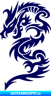 Samolepka Dragon 022 levá tmavě modrá