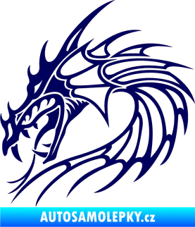 Samolepka Dragon 030 levá tmavě modrá