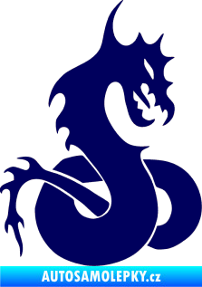 Samolepka Dragon 031 pravá tmavě modrá
