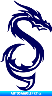 Samolepka Dragon 033 pravá tmavě modrá