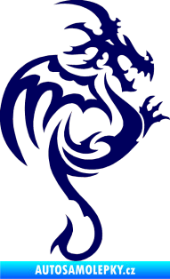 Samolepka Dragon 035 pravá tmavě modrá
