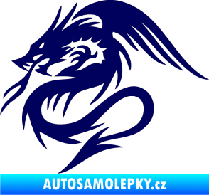 Samolepka Dragon 039 levá tmavě modrá