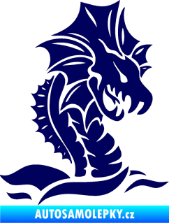 Samolepka Dragon 040 pravá tmavě modrá
