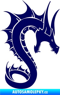 Samolepka Dragon 041 pravá tmavě modrá