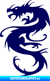 Samolepka Dragon 047 levá tmavě modrá