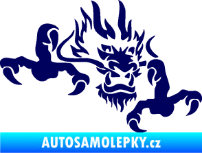 Samolepka Dragon 049 pravá tmavě modrá