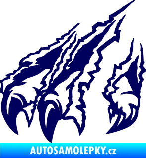 Samolepka Drápy levá tmavě modrá
