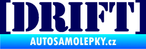 Samolepka Drift 003 nápis tmavě modrá