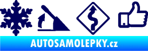 Samolepka Drift 005 tmavě modrá