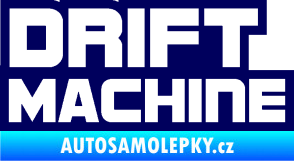 Samolepka Drift Machine nápis tmavě modrá