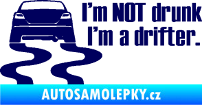 Samolepka Drifter 002 tmavě modrá
