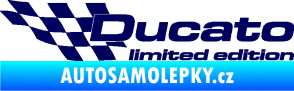 Samolepka Ducato limited edition levá tmavě modrá