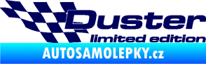 Samolepka Duster limited edition levá tmavě modrá