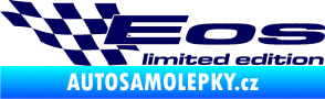 Samolepka Eos limited edition levá tmavě modrá