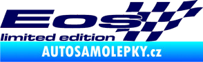 Samolepka Eos limited edition pravá tmavě modrá