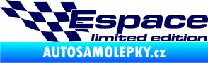 Samolepka Espace limited edition levá tmavě modrá
