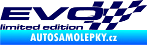 Samolepka Evo limited edition pravá tmavě modrá