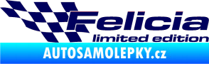 Samolepka Felicia limited edition levá tmavě modrá