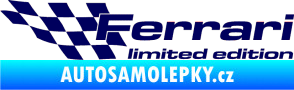 Samolepka Ferrari limited edition levá tmavě modrá