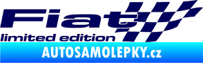 Samolepka Fiat limited edition pravá tmavě modrá