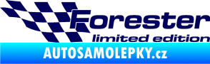 Samolepka Forester limited edition levá tmavě modrá