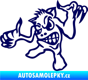 Samolepka Formelák levá tmavě modrá
