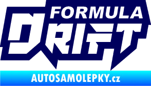 Samolepka Formula drift nápis tmavě modrá