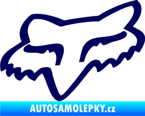 Samolepka Fox 002 tmavě modrá