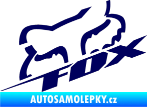 Samolepka Fox 006 tmavě modrá