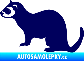 Samolepka Fretka 001 levá tmavě modrá