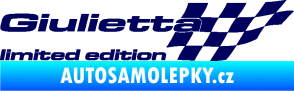 Samolepka Giulietta limited edition pravá tmavě modrá