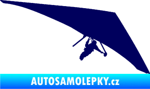 Samolepka Hang Glider 001 pravá rogalo tmavě modrá