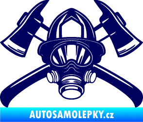 Samolepka Hasič 014 tmavě modrá