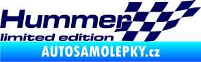 Samolepka Hummer limited edition pravá tmavě modrá