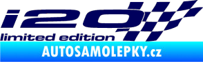 Samolepka i20 limited edition pravá tmavě modrá