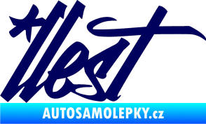 Samolepka Illest 002 tmavě modrá