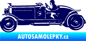 Samolepka Interiér 007 levá auto tmavě modrá