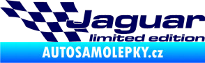 Samolepka Jaguar limited edition levá tmavě modrá