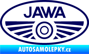 Samolepka Jawa logo tmavě modrá