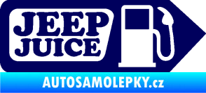 Samolepka Jeep juice symbol tankování tmavě modrá