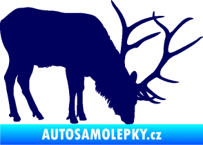 Samolepka Jelen 008 pravá tmavě modrá